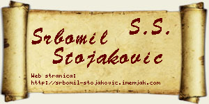 Srbomil Stojaković vizit kartica